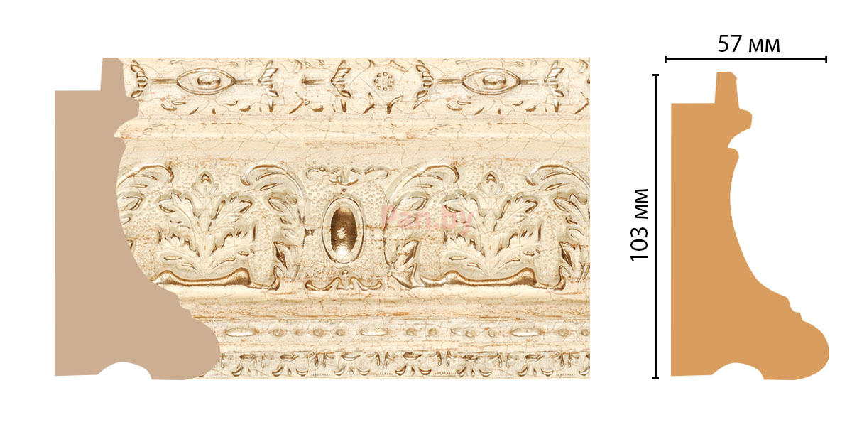 Декоративный багет для стен Декомастер Ренессанс 400-958 - фото 2 - id-p74756141