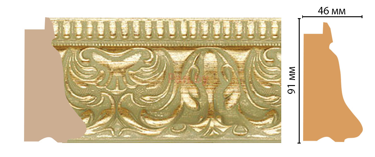 Декоративный багет для стен Декомастер Ренессанс 413-494 - фото 2 - id-p74756143