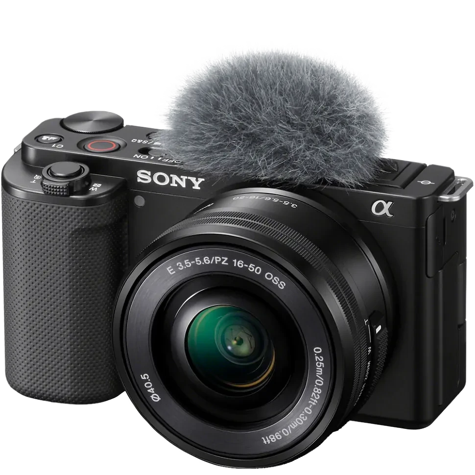 Беззеркальная камера Sony ZV-E10 Черная (+ E PZ 16-50mm f/3.5-5.6 OSS) - фото 1 - id-p226743316