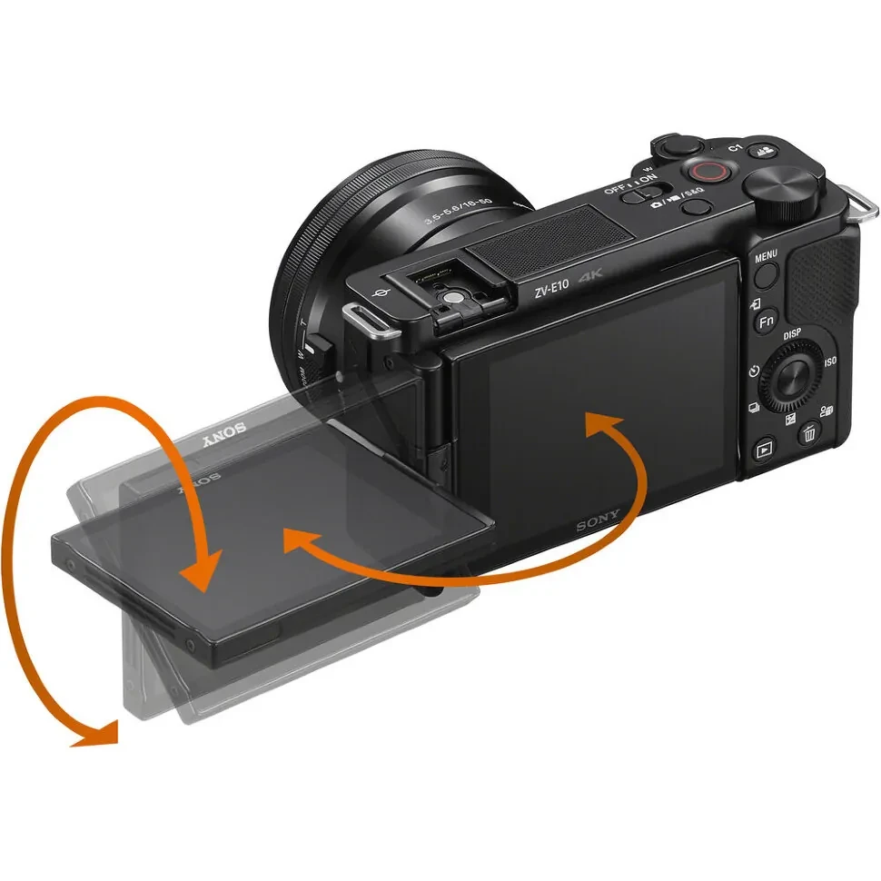 Беззеркальная камера Sony ZV-E10 Черная (+ E PZ 16-50mm f/3.5-5.6 OSS) - фото 2 - id-p226743316