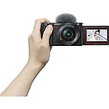 Беззеркальная камера Sony ZV-E10 Черная (+ E PZ 16-50mm f/3.5-5.6 OSS), фото 8