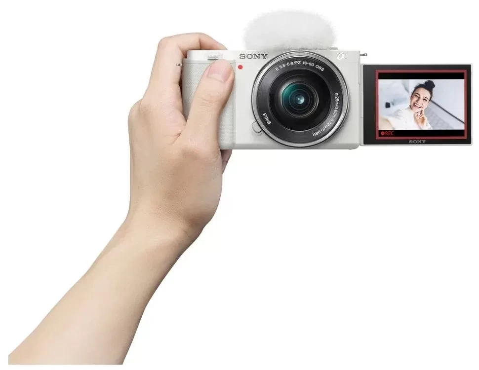 Беззеркальная камера Sony ZV-E10 Белая (+ E PZ 16-50mm f/3.5-5.6 OSS) - фото 2 - id-p226743317