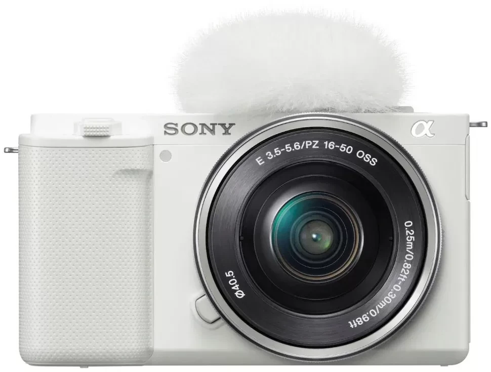Беззеркальная камера Sony ZV-E10 Белая (+ E PZ 16-50mm f/3.5-5.6 OSS) - фото 3 - id-p226743317