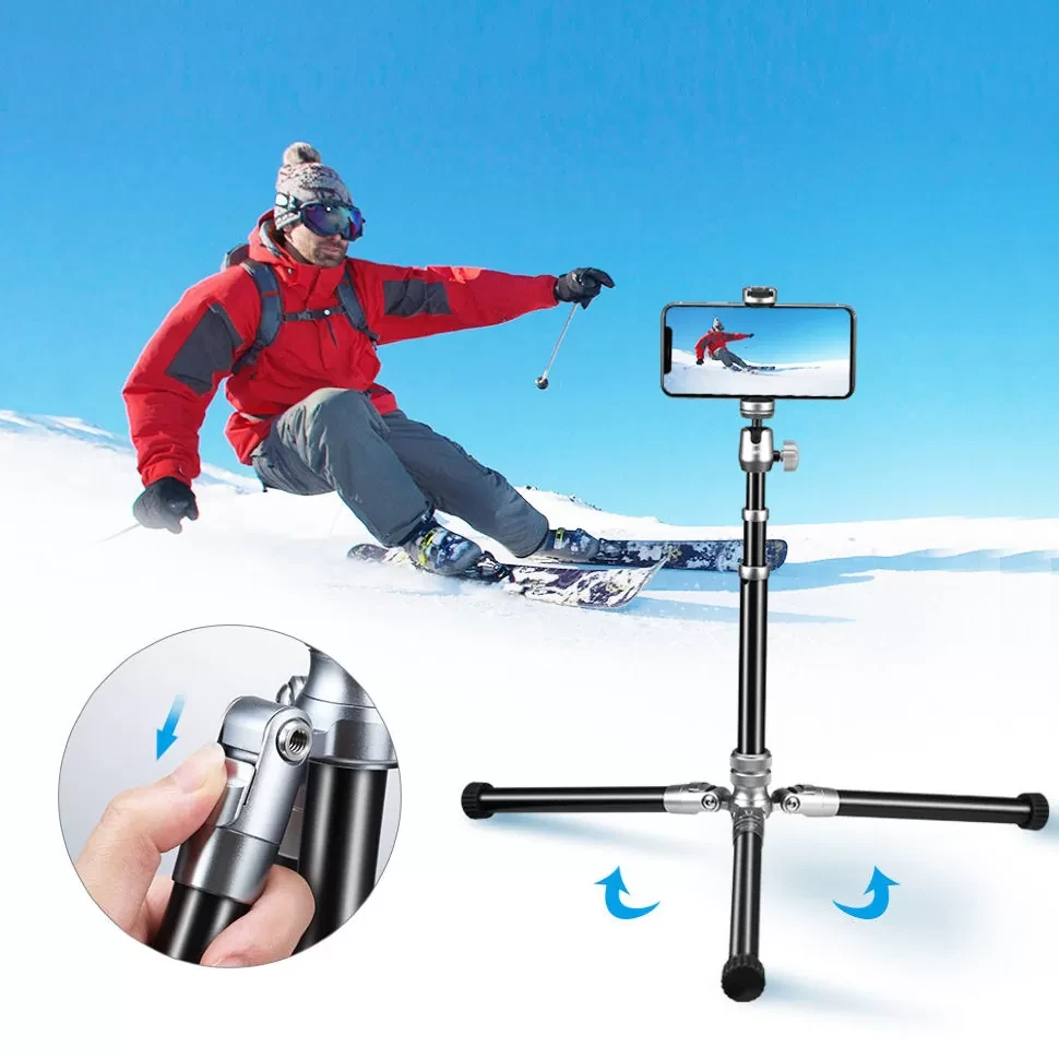 Штатив Ulanzi SK-04 Selfie Stick Tripod Чёрный - фото 6 - id-p226761084