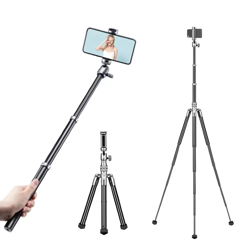 Штатив Ulanzi SK-04 Selfie Stick Tripod Чёрный - фото 8 - id-p226761084