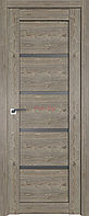 Межкомнатная дверь царговая экошпон ProfilDoors серия XN Модерн 2.09XN, Каштан темный Мателюкс графит