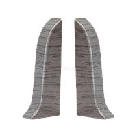 Заглушка для плинтуса ПВХ Winart 58 855 Серебристый Жемчуг (левая+правая)