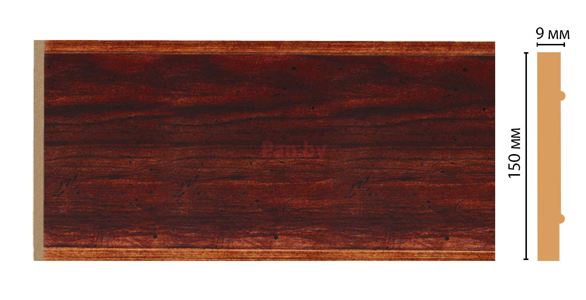 Декоративная панель из полистирола Декомастер Красное дерево B15-1084 2400х150х9 - фото 1 - id-p77365780