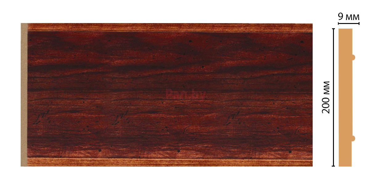 Декоративная панель из полистирола Декомастер Красное дерево B20-1084 2400х200х9 - фото 1 - id-p77365791