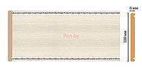 Декоративная панель из полистирола Декомастер Ясень белый F10-15 2400х100х6