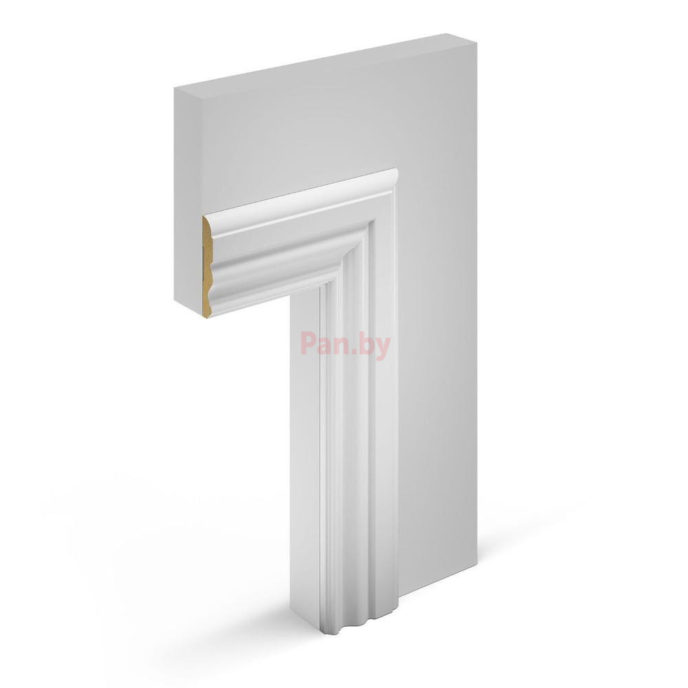 Наличник дверной Cosca Decor AN02, белый под покраску - фото 1 - id-p225090615