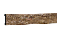 Декоративная интерьерная рейка из дюрополимера Decor-Dizayn 618-66SH, 3000*40*15