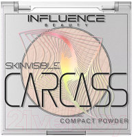 Пудра компактная Influence Beauty Skinvisible Carcass тон 02