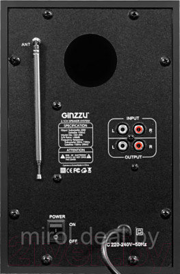 Мультимедиа акустика Ginzzu GM-406 2.1 - фото 2 - id-p227205000