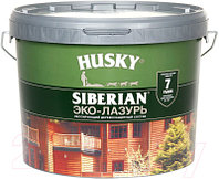 Лазурь для древесины Husky Siberian Эко-Лазурь Полуматовая