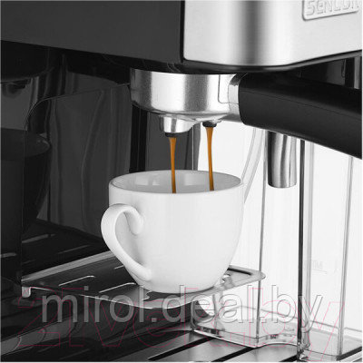 Кофеварка эспрессо Sencor SES 4090SS - фото 6 - id-p227206716