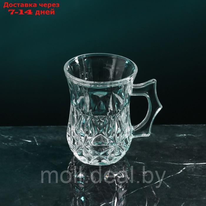 Набор кружек стеклянных "Диана", 6 шт, 180 мл, Иран - фото 2 - id-p223992725