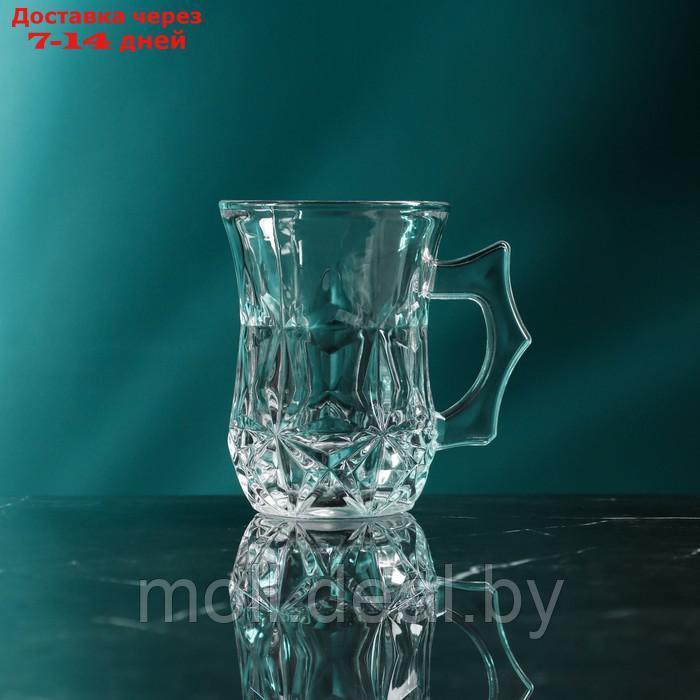 Набор кружек стеклянных "Диана", 6 шт, 180 мл, Иран - фото 3 - id-p223992725