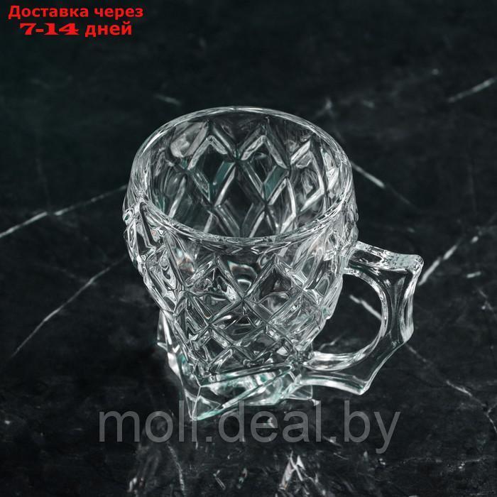 Набор кружек стеклянных "Алиса", 6 шт, 150 мл, Иран - фото 4 - id-p223992728