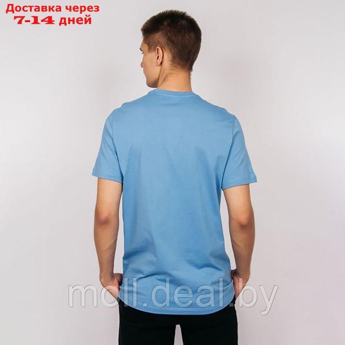 Футболка мужская, цвет голубой, размер 58 - фото 8 - id-p226886088