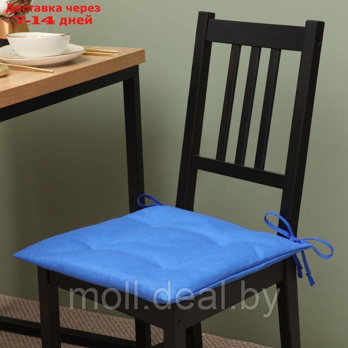 Сидушка на стул Этель Minimalist design 42х42 см, лён 61%, хлопок 39% 500 г/м2 - фото 1 - id-p226884214