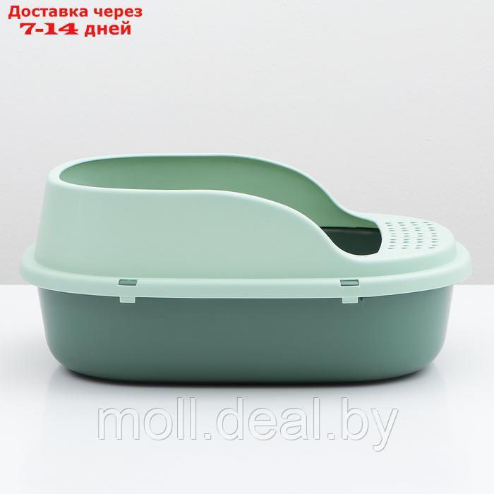 Туалет с бортом 56 х 45 х 24 см, зеленый - фото 3 - id-p226888084