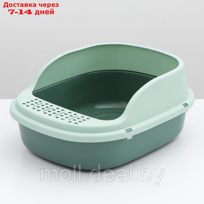 Туалет с бортом 56 х 45 х 24 см, зеленый - фото 4 - id-p226888084