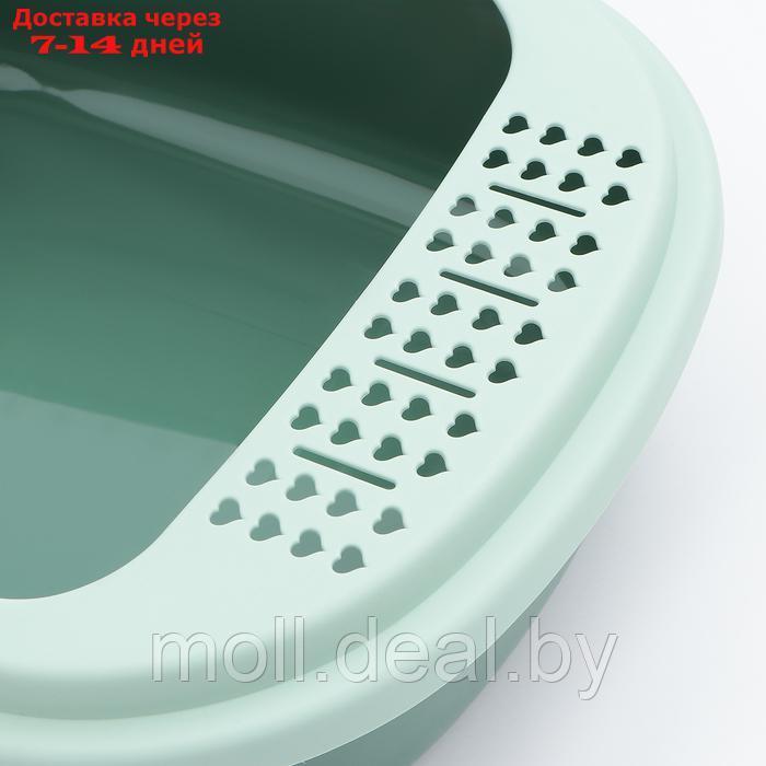 Туалет с бортом 56 х 45 х 24 см, зеленый - фото 6 - id-p226888084
