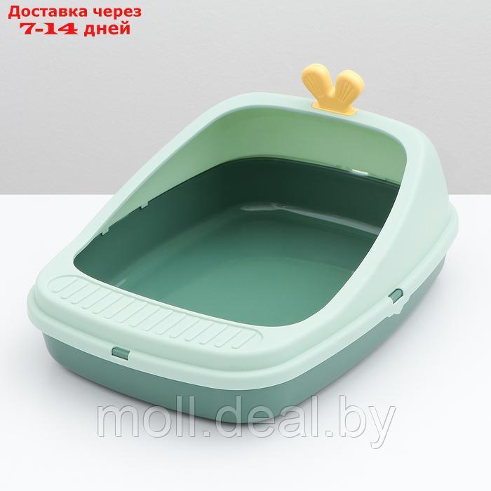 Туалет с бортом 46 х 35 х 18 см, зелёный - фото 4 - id-p226888085