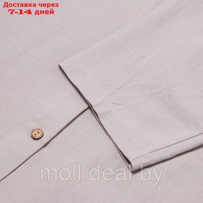 Комплект женский (рубашка, шорты) KAFTAN размер 40-42, серый - фото 2 - id-p226886134