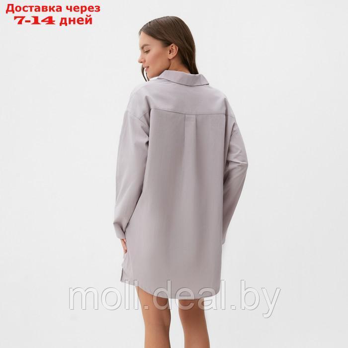 Комплект женский (рубашка, шорты) KAFTAN размер 40-42, серый - фото 7 - id-p226886134