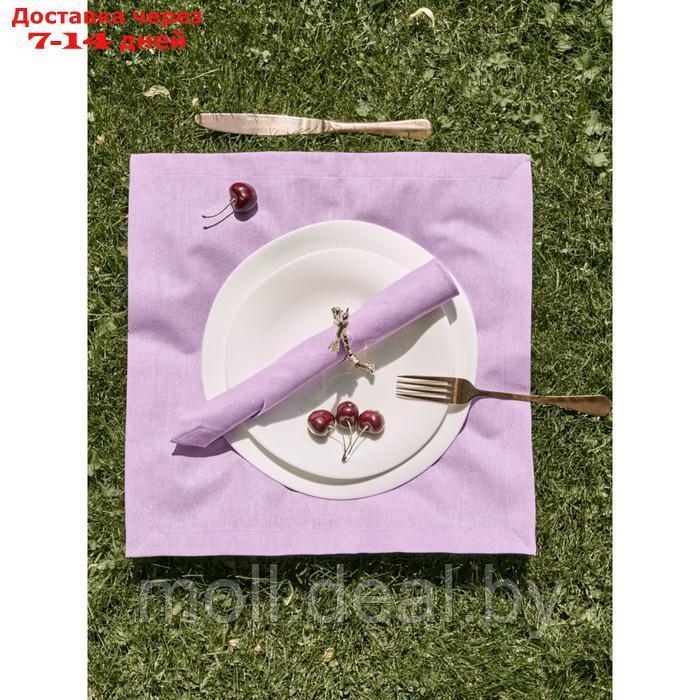 Набор салфеток сервировочных Violet, размер 40х40 см, фиолетовый, 2 шт - фото 5 - id-p226884234