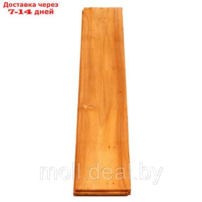Напольное покрытие из тикового дерева марки C Jumbo 1,6х12.5х90 см (набор 9 шт) - фото 5 - id-p226890088