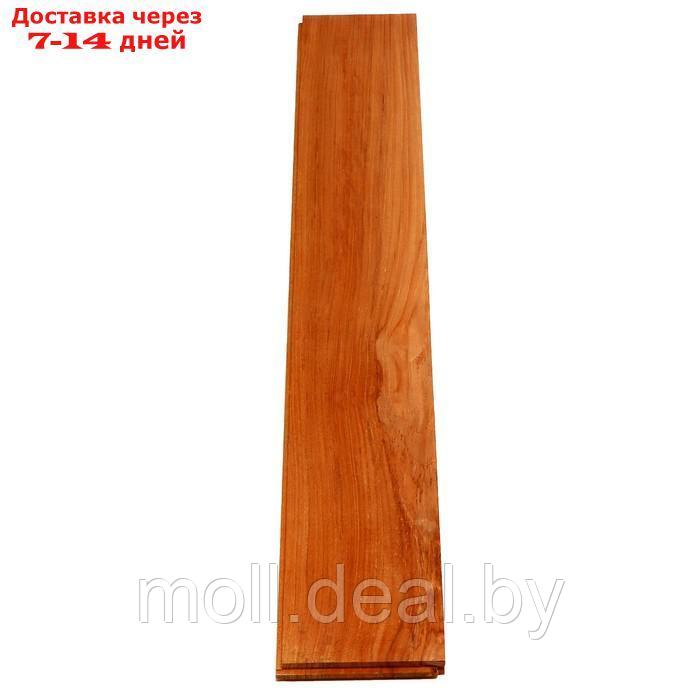 Напольное покрытие из тикового дерева марки C Jumbo 1,6х12.5х100 см (набор 8 шт) - фото 5 - id-p226890089