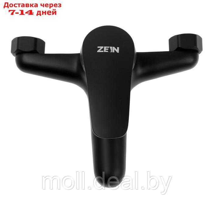 Смеситель для ванны ZEIN Z3838, однорычажный, душевой набор, лейка 5 режимов, черный - фото 2 - id-p226890100