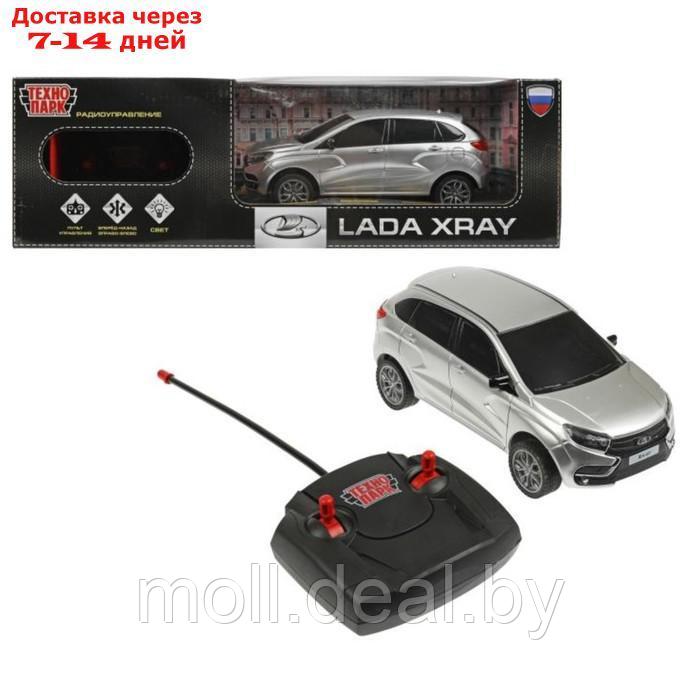 Машина р/у LADA XRAY 18 см, свет, серебрянная LADAXRAY-18L-GY - фото 1 - id-p226885244