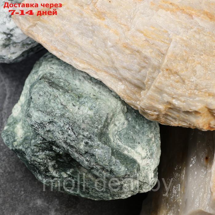 Камень для бани МИКС(тальк,кварц)колотый 20 кг - фото 2 - id-p226884292