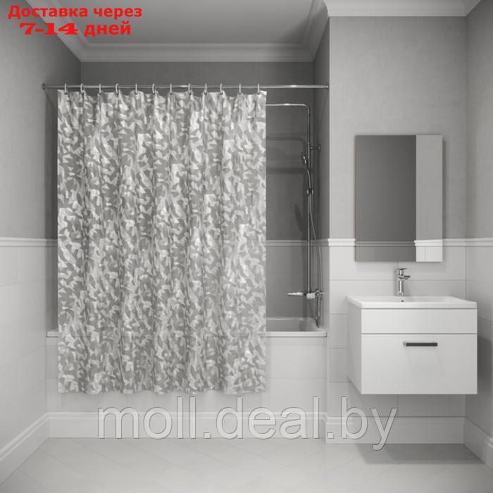Штора для ванной комнаты IDDIS Peva 3D P02PV18i11, 200х180 см - фото 1 - id-p226884296