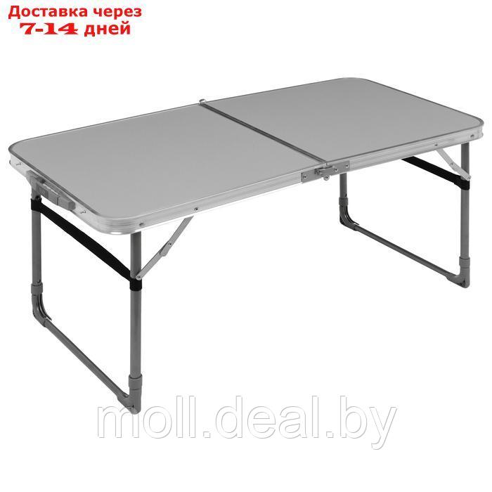 Набор мебели: стол, 4 стула, цвет металлик/камуфляж саванна - фото 2 - id-p227075478
