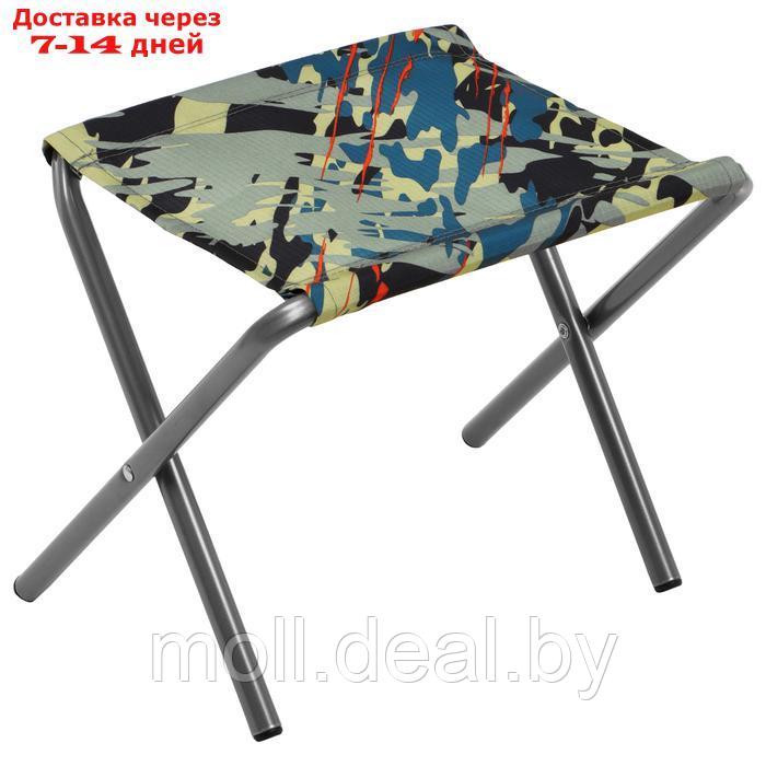Набор мебели: стол, 4 стула, цвет металлик/камуфляж саванна - фото 7 - id-p227075478