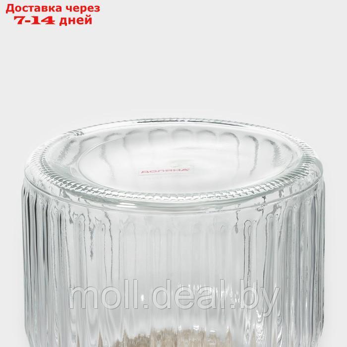 Банка стеклянная для сыпучих продуктов с керамической крышкой Доляна "Варенье", 600 мл, 11×15,5 см - фото 7 - id-p227076470