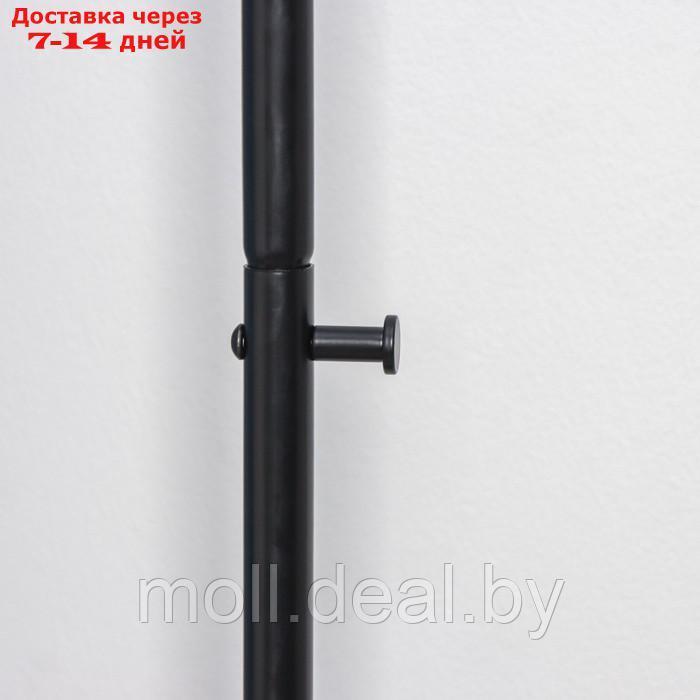 Стойка для одежды "Валенсия 32М", 91,5×30×162 см, цвет чёрный - фото 9 - id-p227078453