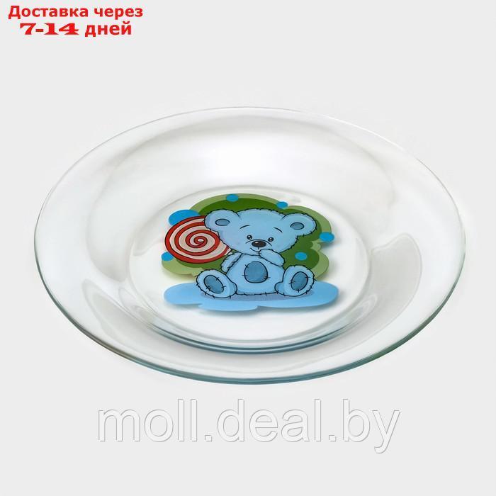 Набор детской стеклянной посуды "Мишки", 3 предмета - фото 3 - id-p226885275