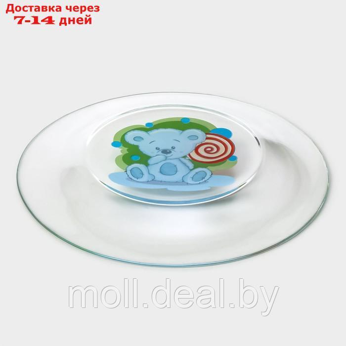 Набор детской стеклянной посуды "Мишки", 3 предмета - фото 4 - id-p226885275