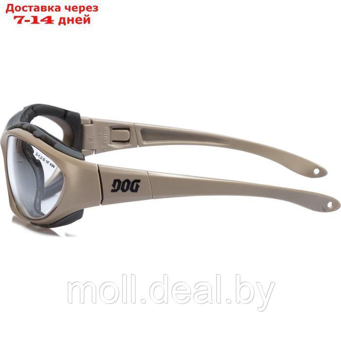 Очки открытые DOG Expert 2103 прозрачные, покрытие от царапин и запотевания - фото 4 - id-p226884312