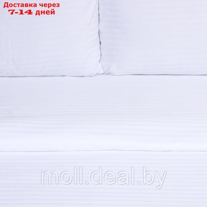 Комплект постельного белья LoveLife евро White lines 200*217 см, 230*240 см, 50*70 см -2 шт, страйп-сатин, - фото 2 - id-p226889178
