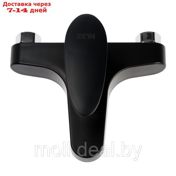 Смеситель для ванны ZEIN Z3676, однорычажный, без душевого набора, ABS-пластик, черный - фото 3 - id-p226890156