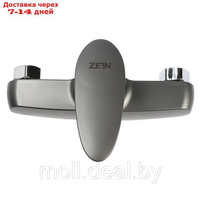 Смеситель для душа ZEIN Z3671, однорычажный, без душевого набора, ABS-пластик, графит - фото 3 - id-p226890157