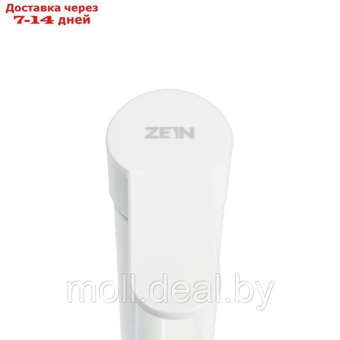 Смеситель для раковины ZEIN Z3651, однорычажный, высота излива 8 см, ABS-пластик, белый - фото 2 - id-p226890161