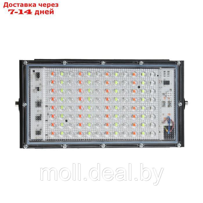 Прожектор светодиодный модульный RGBW, с пультом, 100Вт, IP65, 220В, Черный - фото 2 - id-p227077493